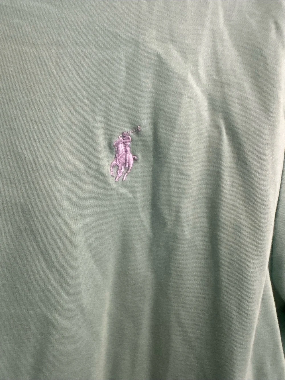 Polo by Ralph Lauren Men's Mint Green Short Sleeve Polo Size L Golf, Preppy Fun